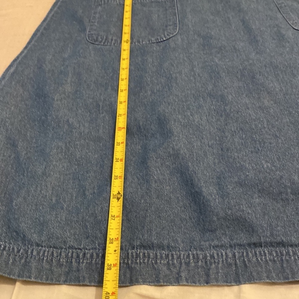 BLAIR Blue Denim Dress with Lighthouse Embroidery. Size L - Picture 7 of 7